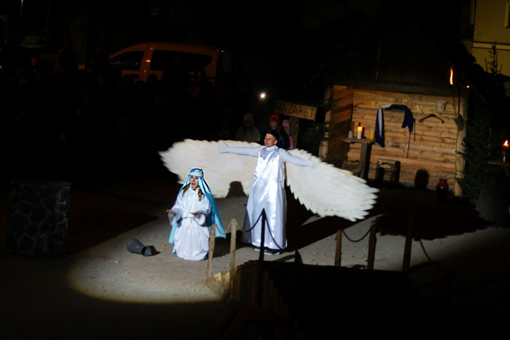 Opowieść o Bożym Narodzeniu, inscenizacja przygotowana przez wspólnotę Cenacolo