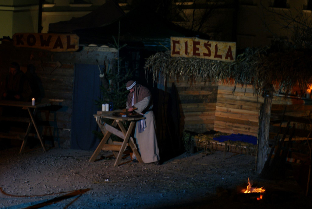 Opowieść o Bożym Narodzeniu, inscenizacja przygotowana przez wspólnotę Cenacolo