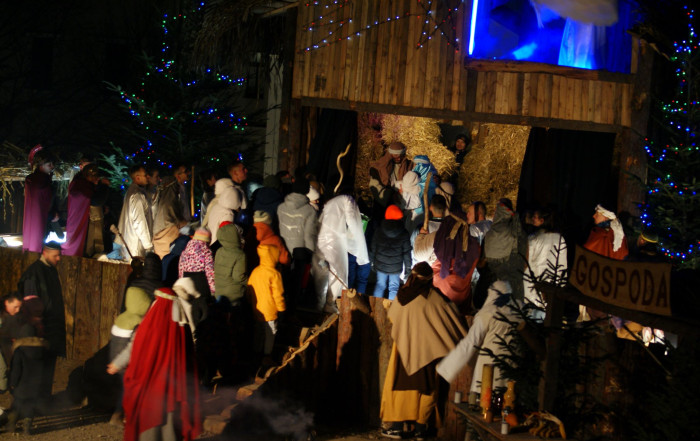 Opowieść o Bożym Narodzeniu, inscenizacja przygotowana przez wspólnotę Cenacolo